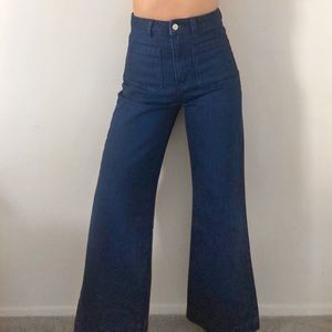 Rolla’s High Waist Wide Leg Sailor Jean